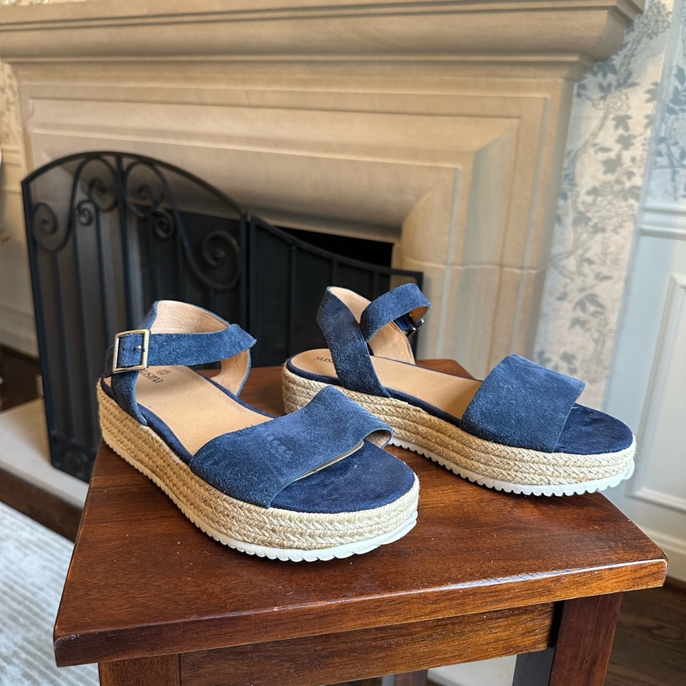 Susina Navy Espadrille Sandals